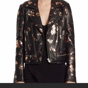 IRO leather jacket sz 40